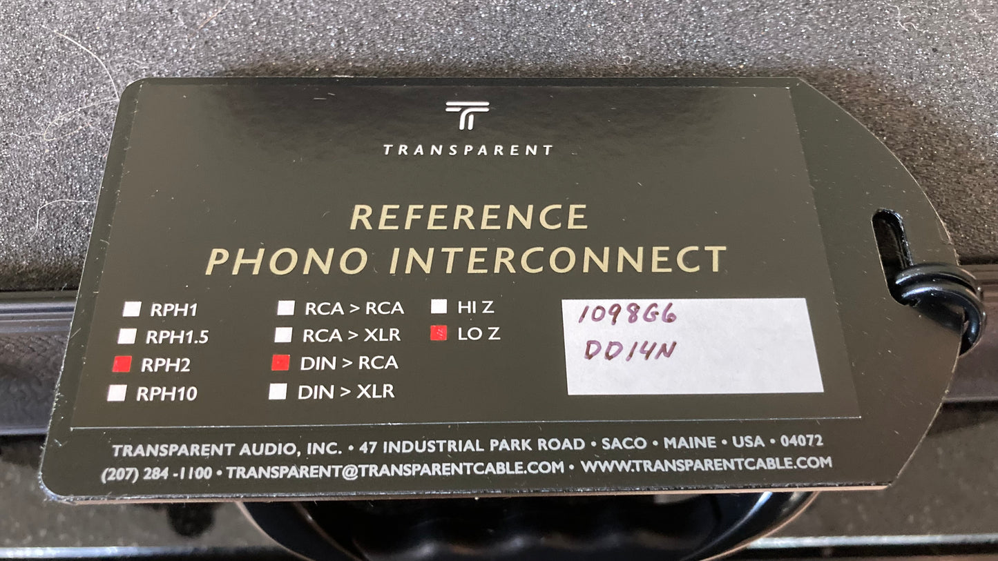 Transparent RPH2 Reference Phono Pre-Owned