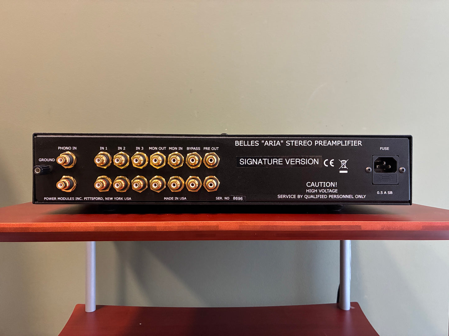 Belles Aria Signature Preamplifier Demo