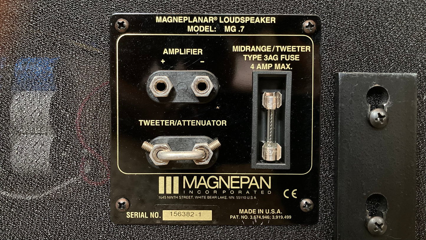 Magnepan .7 Pre-Owned SOLD