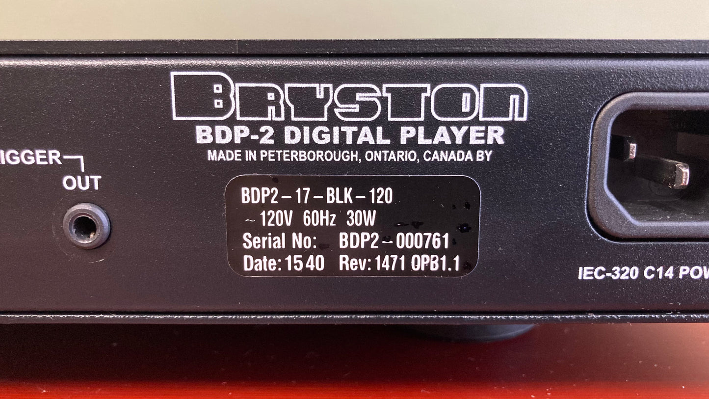 Bryston BDP-2 Demo