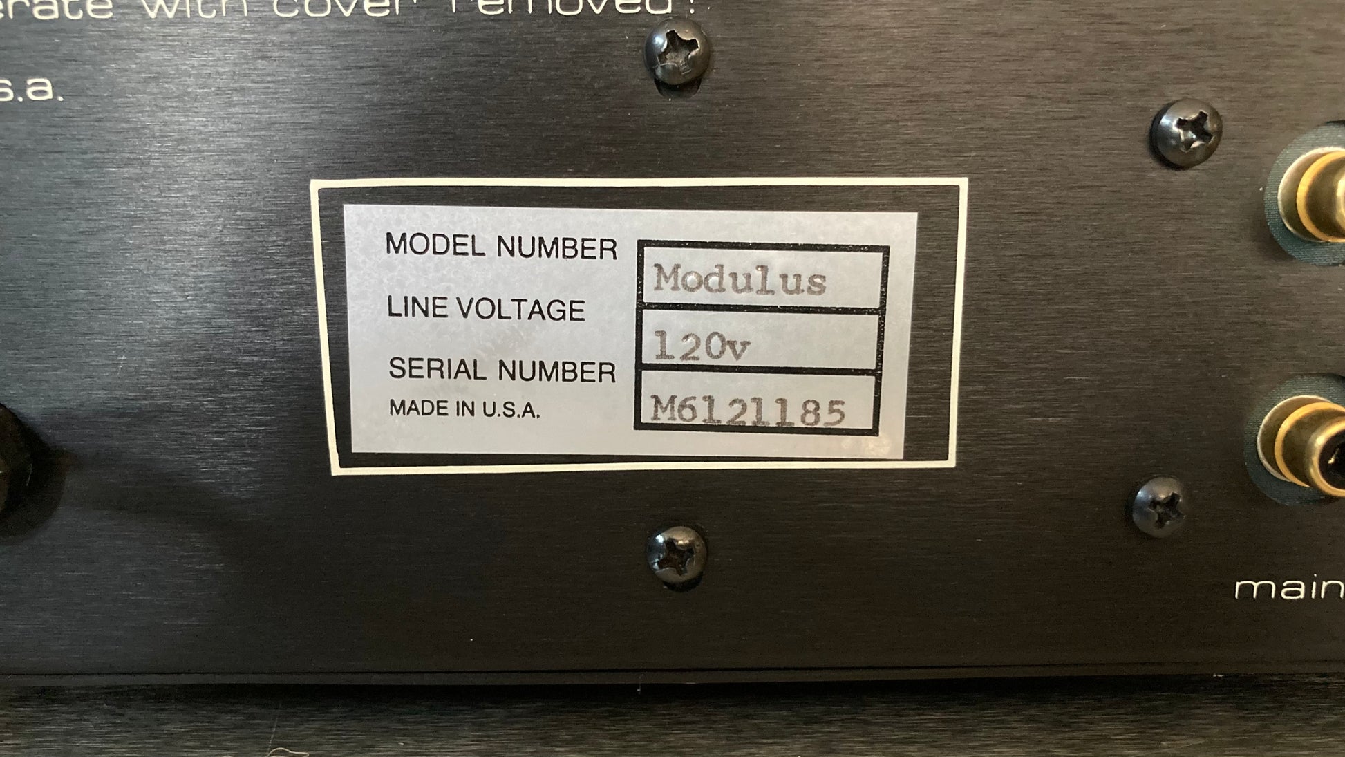 Modulus