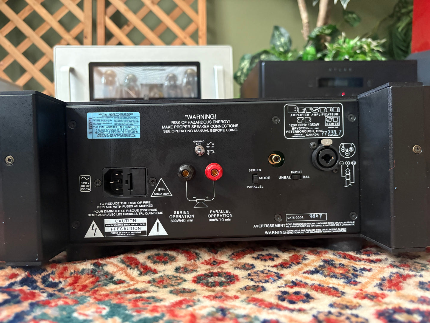 Bryston 7B-ST Mono Amplifier