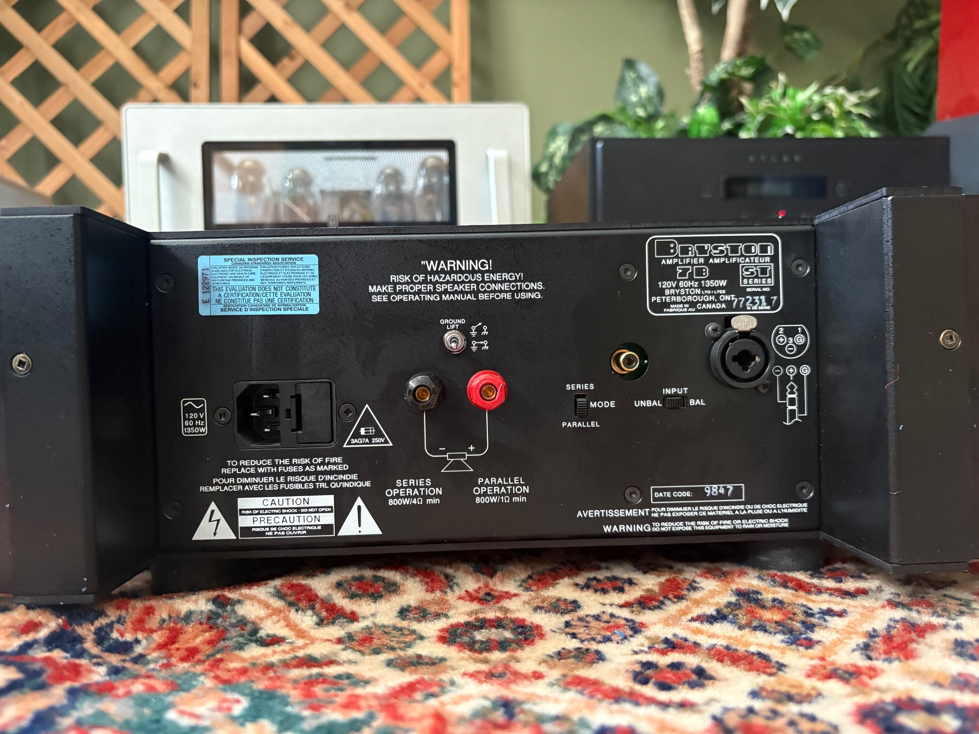 Bryston 7B-ST Mono Amplifier