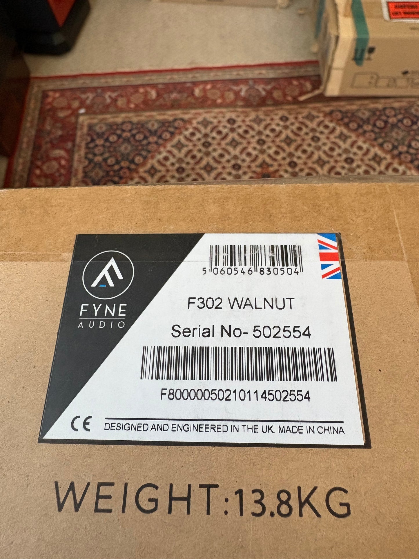 Fyne Audio F302 Walnut - New in box (PAIR)