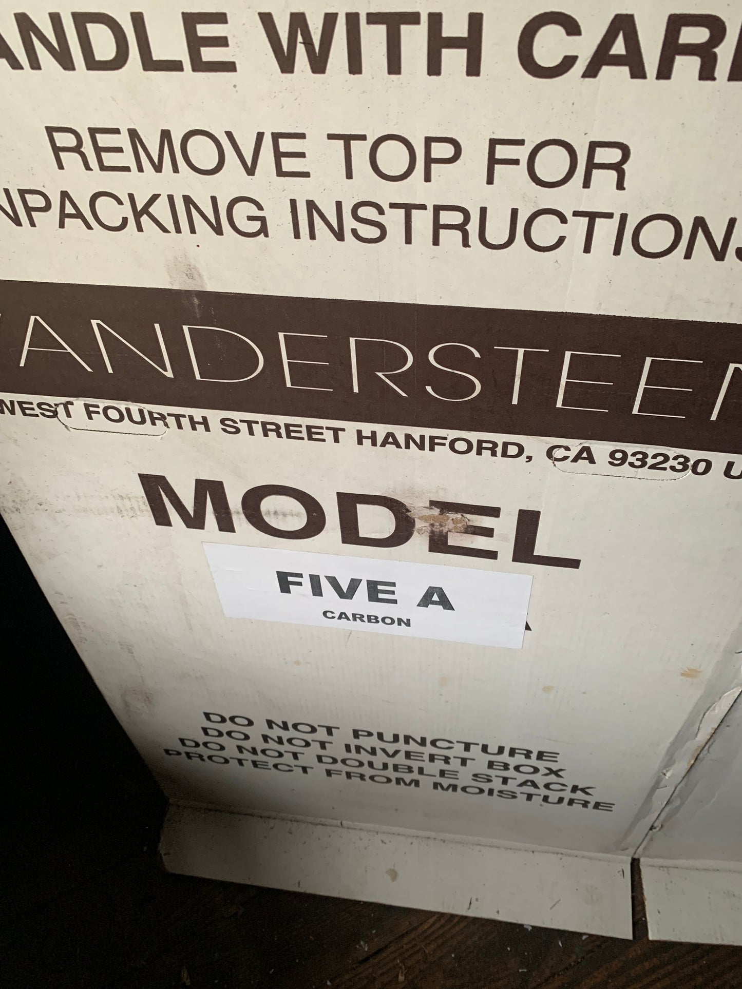 Vandersteen Model 5A Carbon Pre-Owned