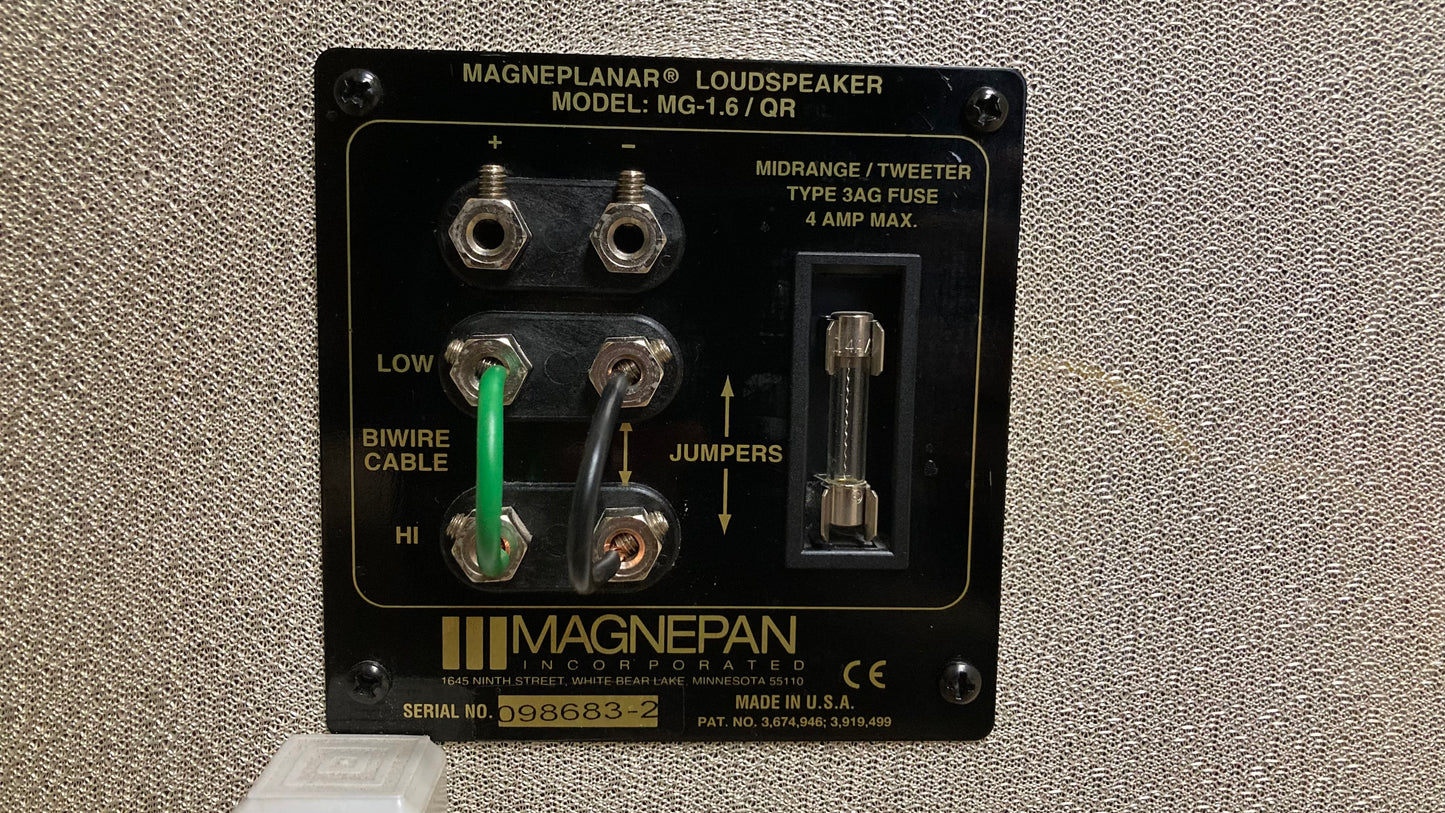 Magnepan MG-1.6/QR PRE-OWNED