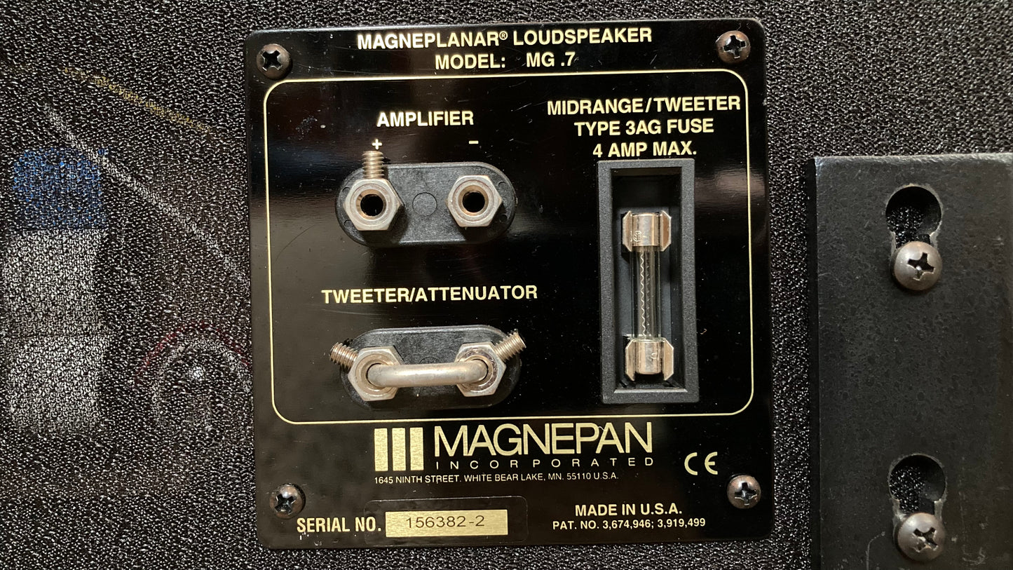 Magnepan .7 Pre-Owned SOLD
